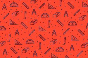 Architecture tools icon pattern background vector