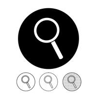 Search icon sign vector