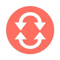 simple arrow sign icon vector