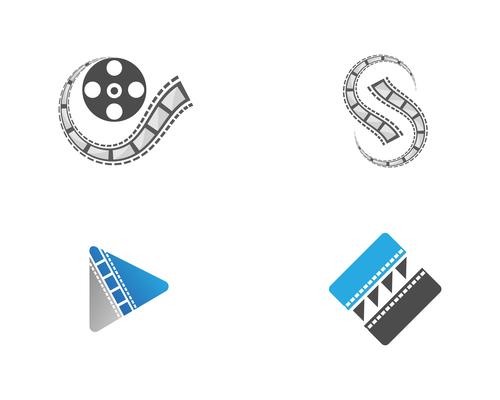 filmstrip vector template illustration designs