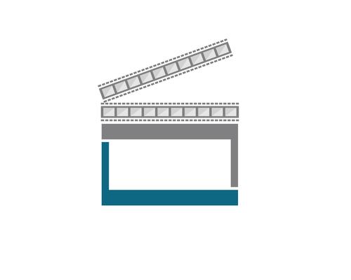 filmstrip vector template illustration designs