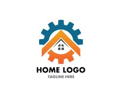 Home repair logo vector template and symbol