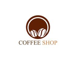 Plantilla de logotipo de taza de café vector