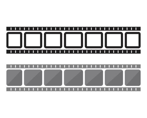 filmstrip vector template illustration designs