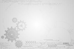 Vector abstract background technology gears concept.