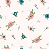 Floral seamless pattern. Vector design for paper, cover, fabric, interior decor