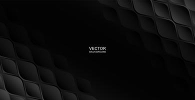 Abstract .Geometric shape embossed black background ,light and shadow. Vector. vector