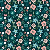 Floral seamless pattern. Vector design for paper, cover, fabric, interior decor