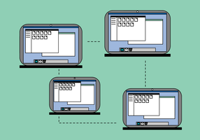 Free Connections Vector