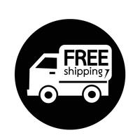 Free shipping icon vector