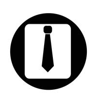 necktie icon vector
