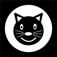 Icono de gato vector