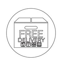 Free Shipping  icon vector