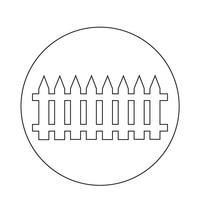 fence Icon vector