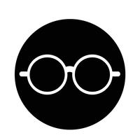 Icono de gafas vector