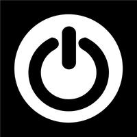 On Off switch icon vector