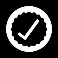 approval icon vector