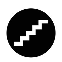 staircase icon vector