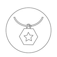 Necklace Icon vector