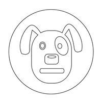 Dog Icon vector