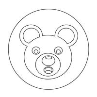 Bear Icon vector