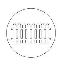 fence Icon vector