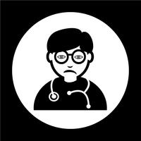 Icono de doctor vector