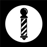 barber shop pole Icon vector