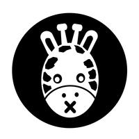 Giraffe Icon vector