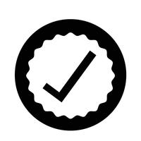 approval icon vector