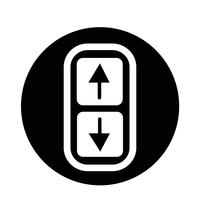 Arrow up and down icon vector