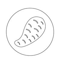 Sweet Potato icon vector