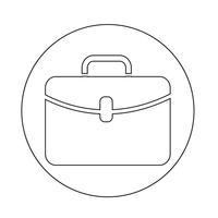 Icono de maletín vector