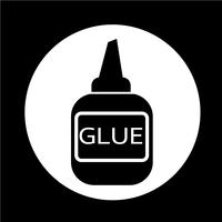 glue icon vector