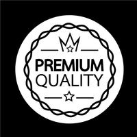Premium Quality badge icon vector