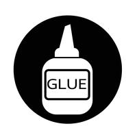 glue icon vector