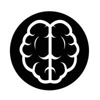 Brain icon vector