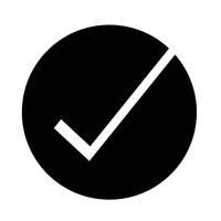 Correct icon vector