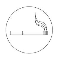 Icono de cigarrillo vector