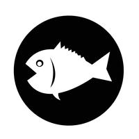 Fishing icon vector