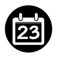 Sign of  Calendar icon vector