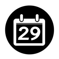 Sign of  Calendar icon vector