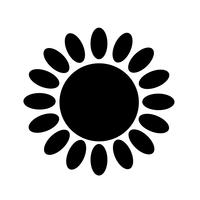 Icono de signo de sol vector