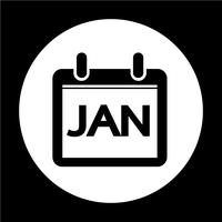 Sign of  Calendar icon vector