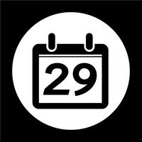 Sign of  Calendar icon vector