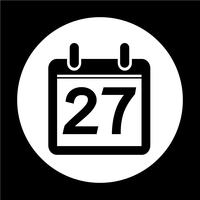 Sign of  Calendar icon vector