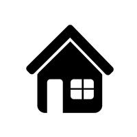 Sign of  house icon vector