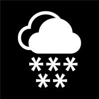 Cloud rain icon vector