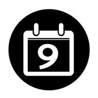 Sign of  Calendar icon vector