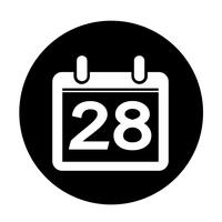 Sign of  Calendar icon vector